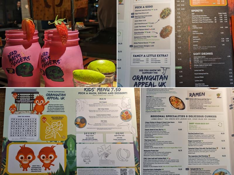 Banana Tree Westbourne Grove Menu