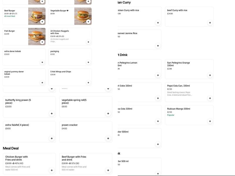 Once Upon A Bite Ltd Menu