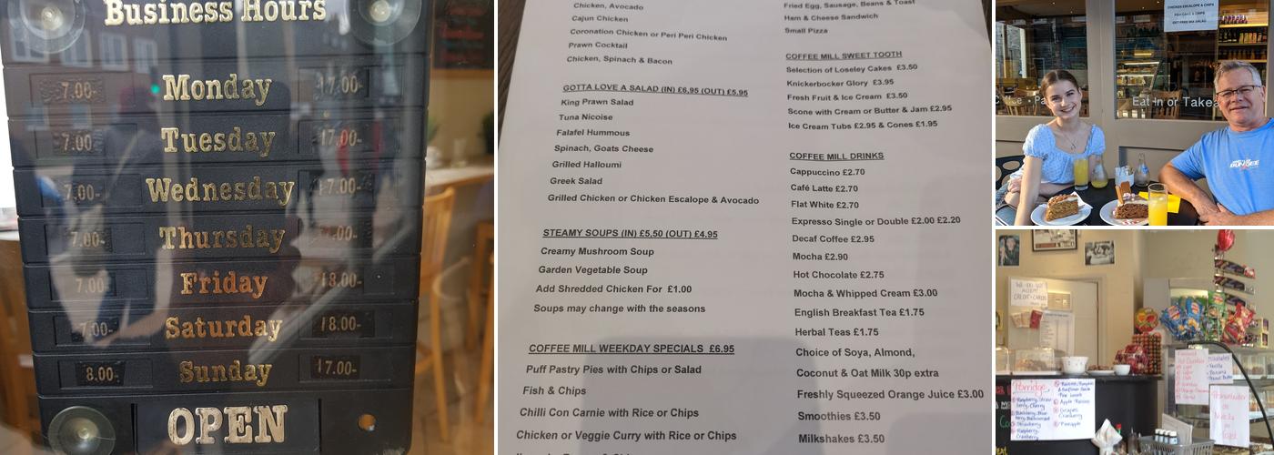 The Coffee Mill Menu