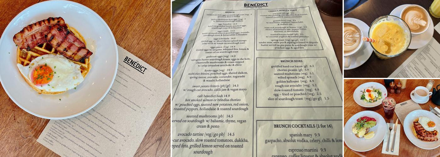 Cafe Benedict Menu