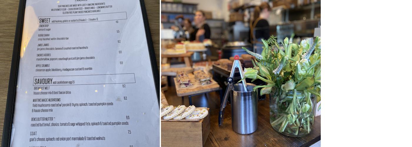 Parsnips Delicatessen Menu