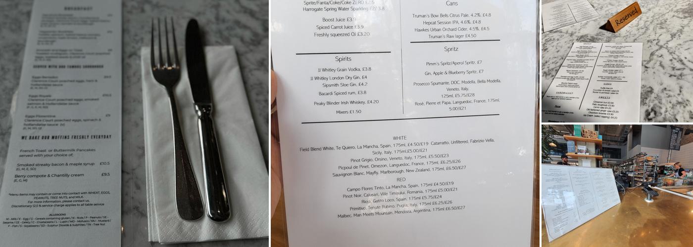 Bread Ahead Bakery Wembley Menu