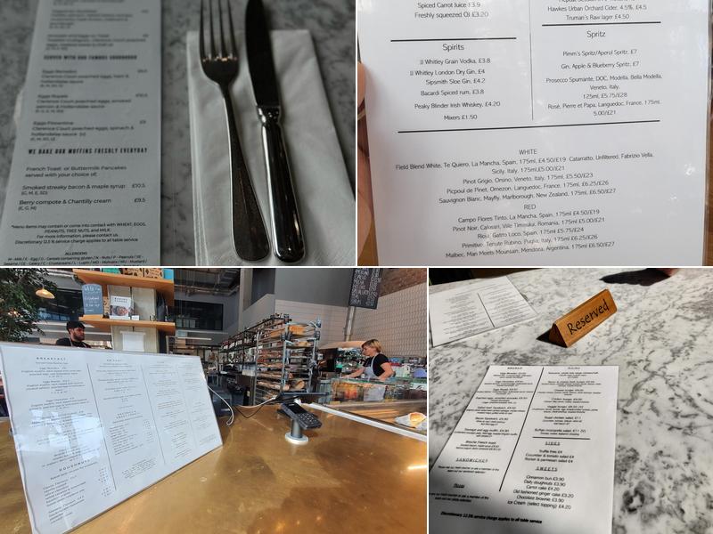 Bread Ahead Bakery Wembley Menu