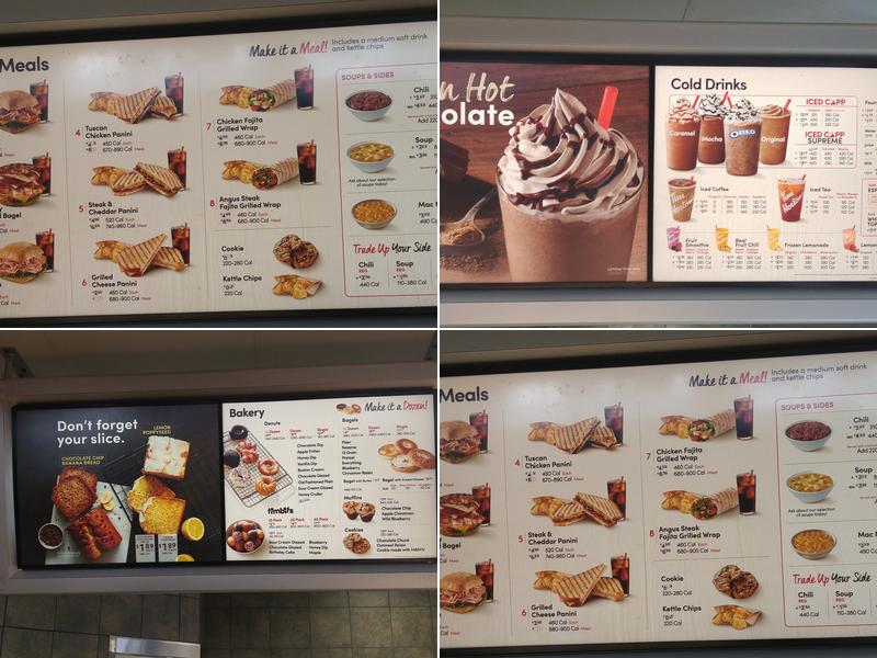 Tim Hortons Menu