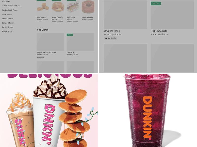 Dunkin' Menu
