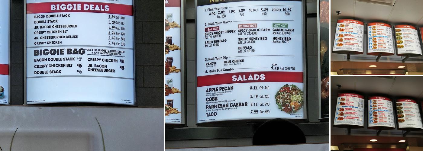 Wendy's Menu