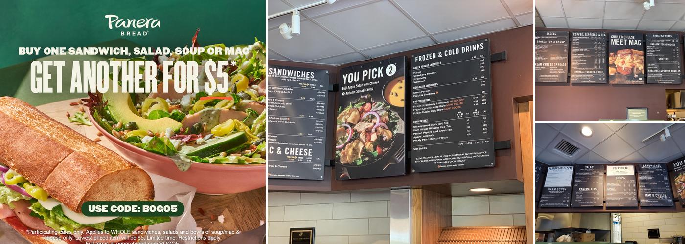 Panera Bread Menu