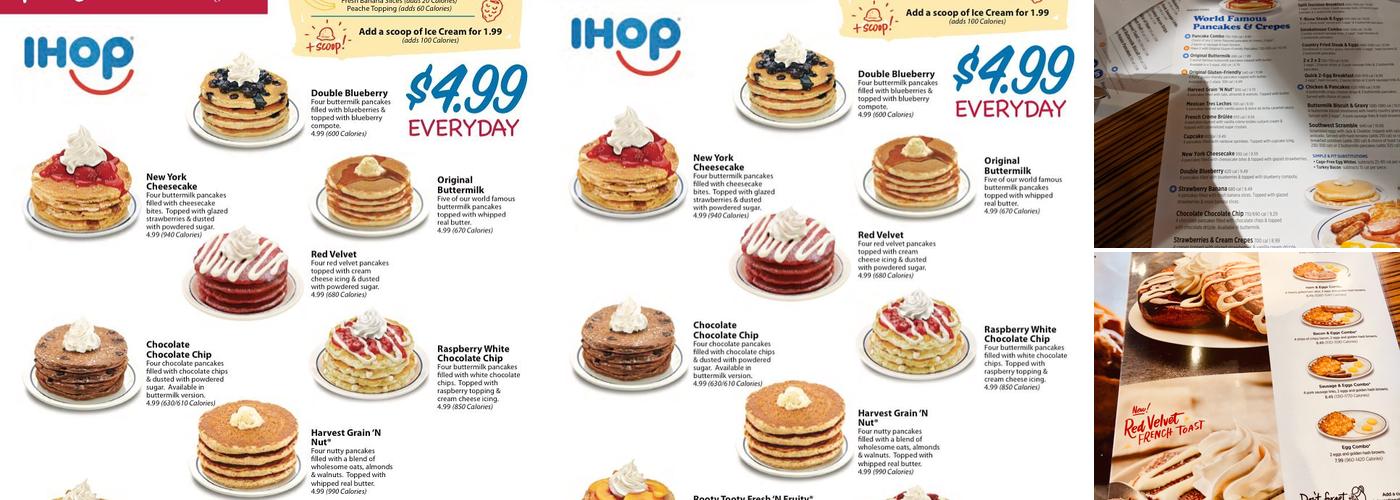 IHOP Menu