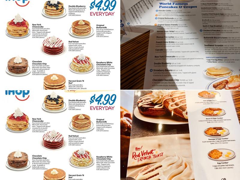 IHOP Menu