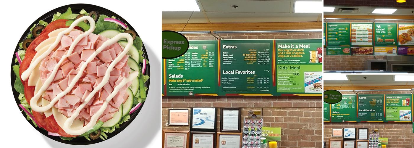 Subway Menu
