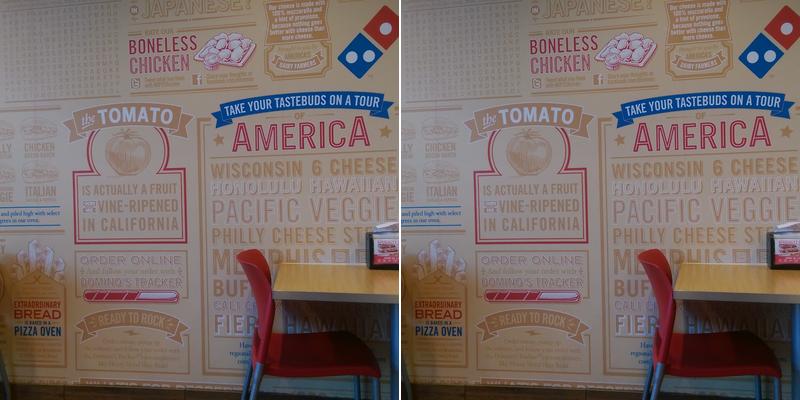 Domino's Pizza Menu
