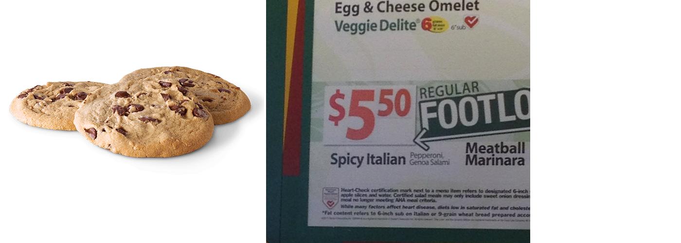 Subway Menu