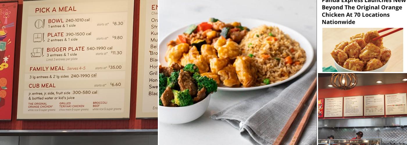 Panda Express Menu