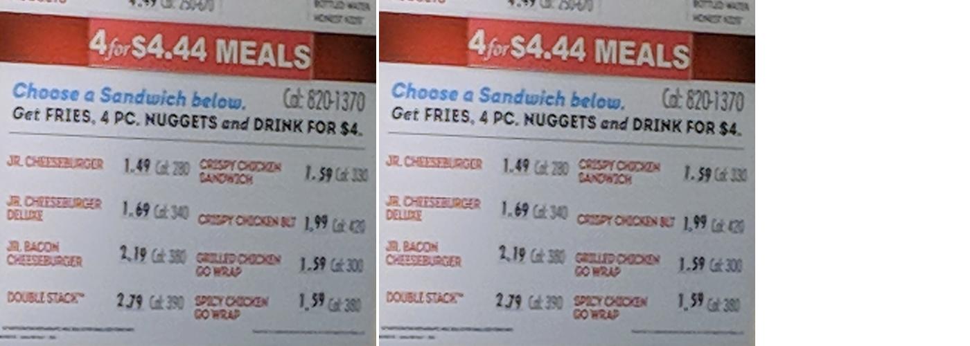 Wendy's Menu