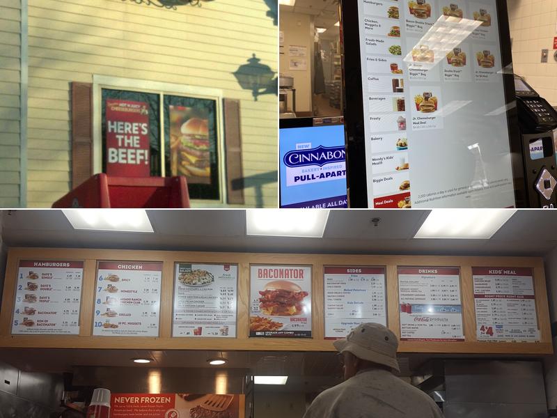 Wendy's Menu
