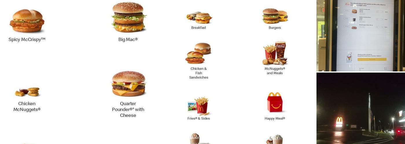 McDonald's Menu