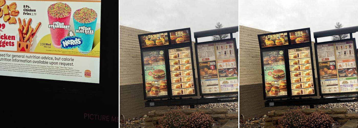 Burger King Menu