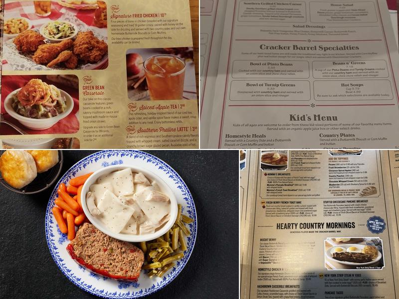 Cracker Barrel Old Country Store Menu