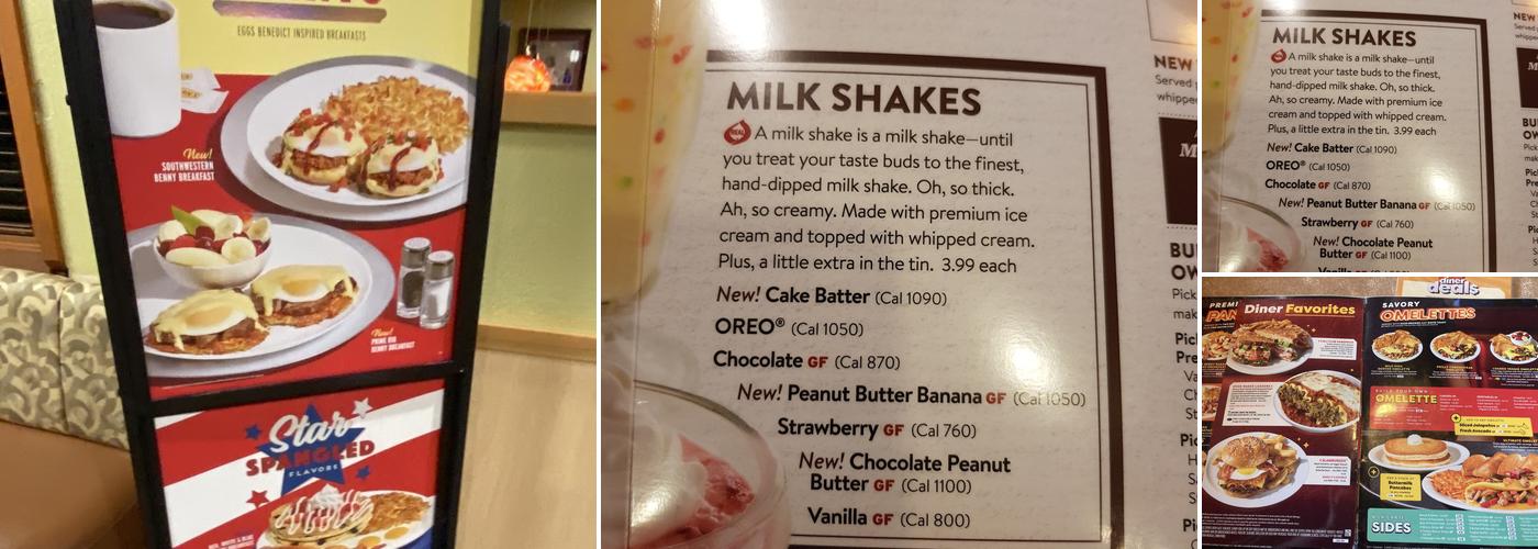 Denny's Menu