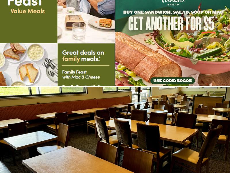 Panera Bread Menu