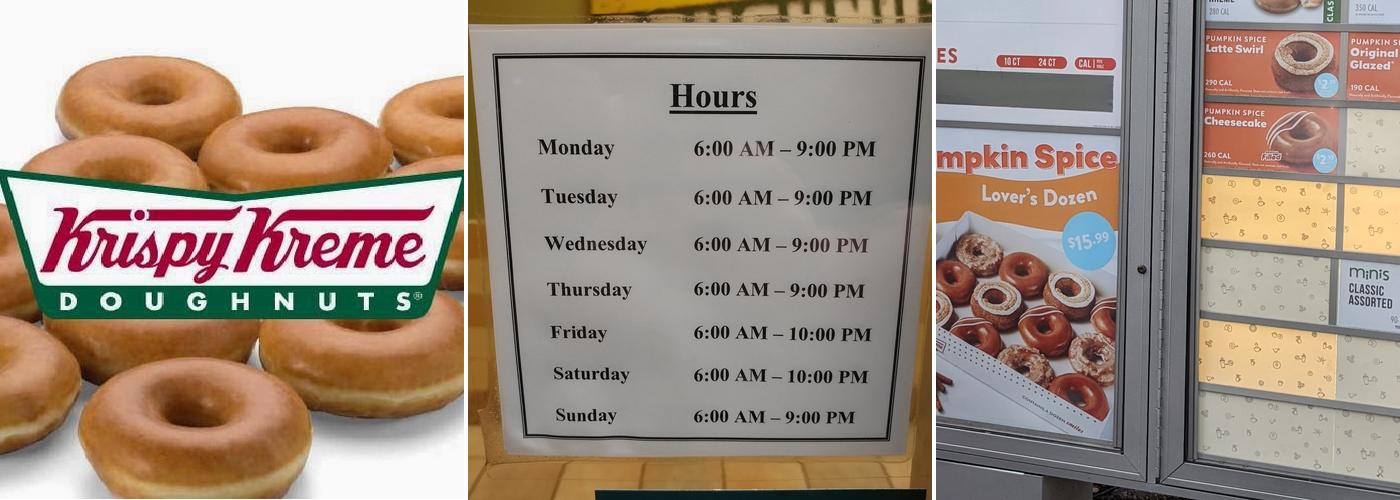Krispy Kreme Menu