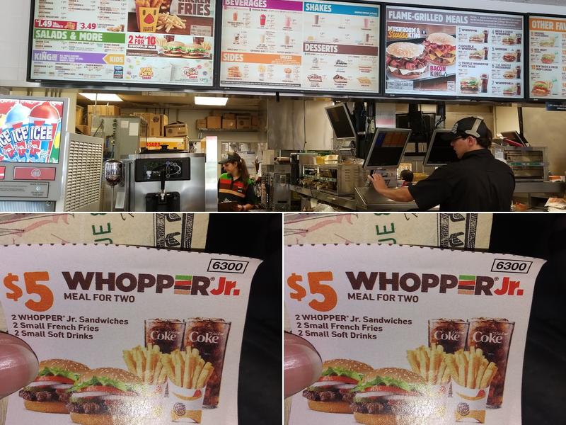 Burger King Menu