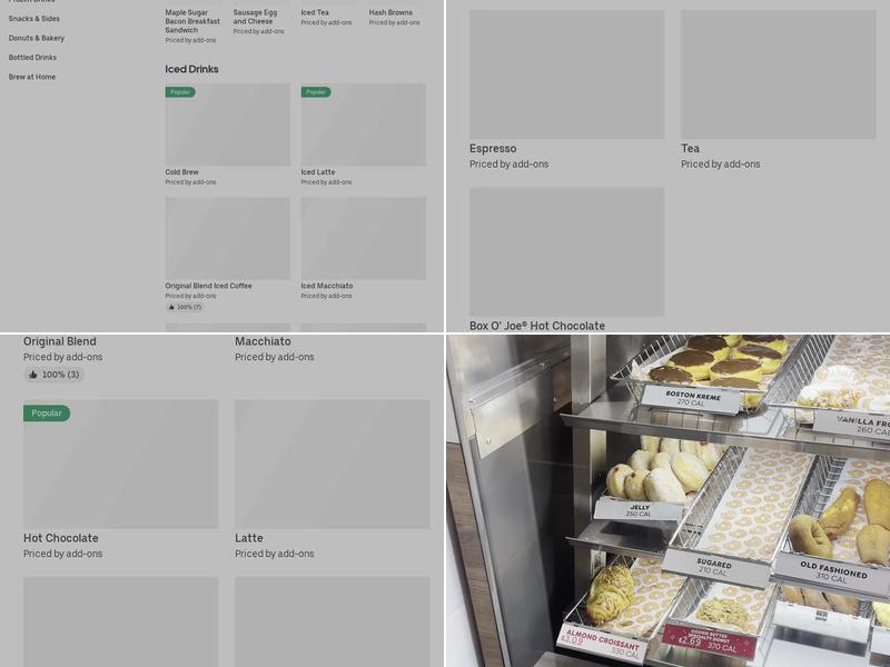 Dunkin' Menu