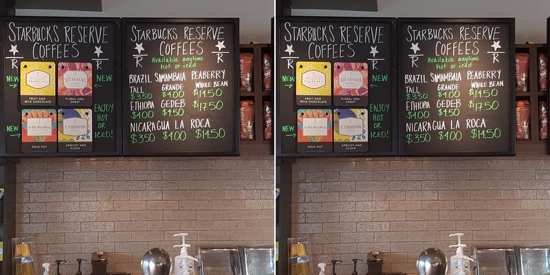 Starbucks Coffee Company Menu