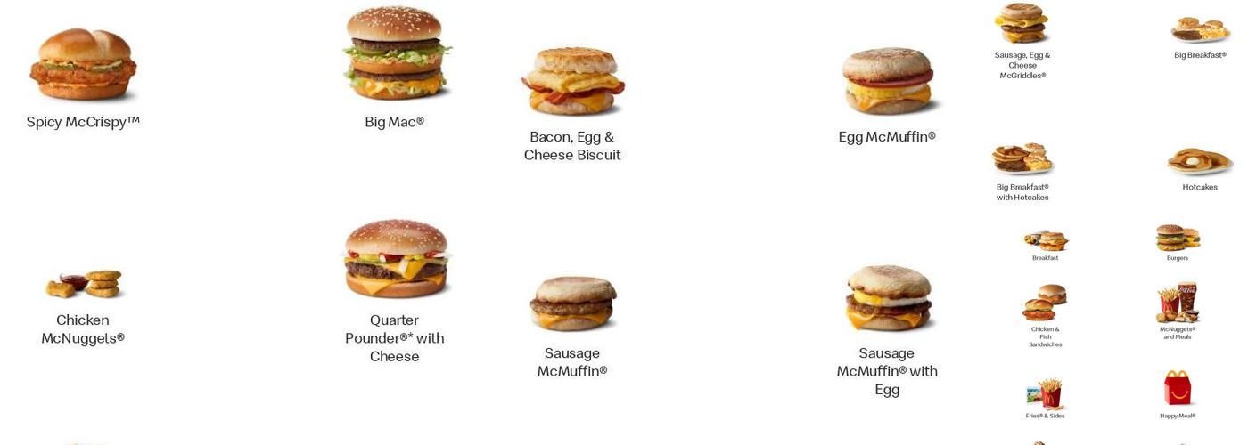 McDonald's Menu