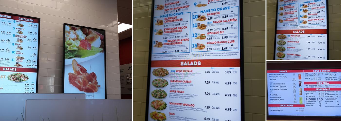 Wendy's Menu