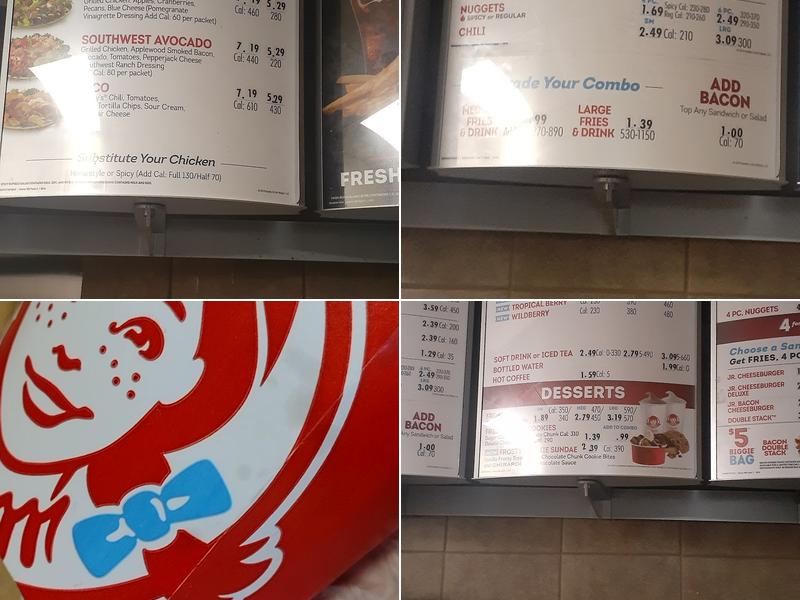 Wendy's Menu