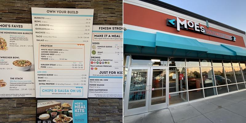 Moe's Southwest Grill Menu