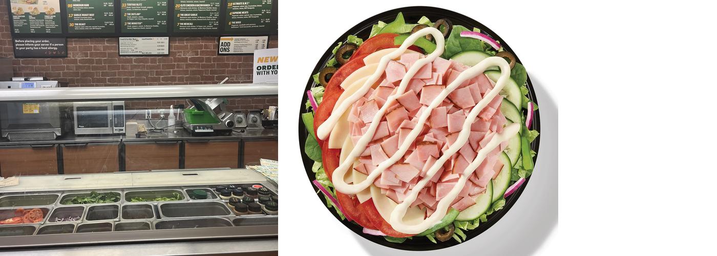 Subway Menu