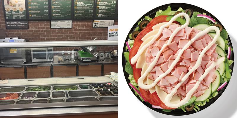 Subway Menu