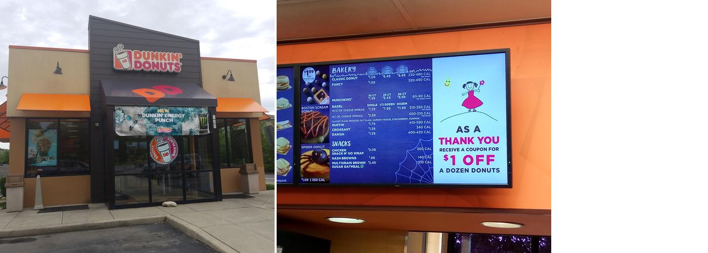 Dunkin' Menu