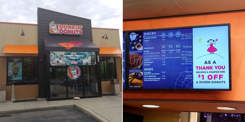 Dunkin' Menu