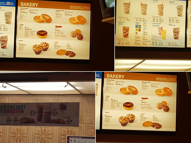 Tim Hortons Menu