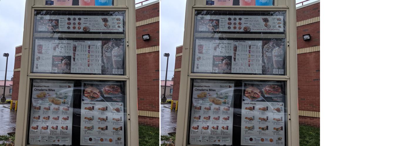 Tim Hortons Menu