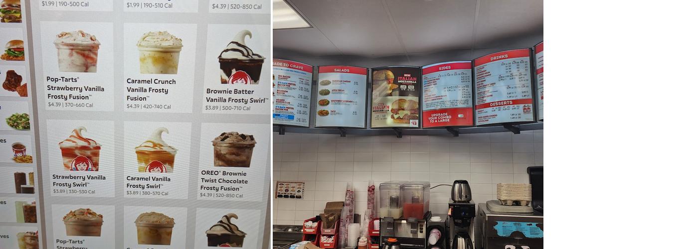 Wendy's Menu