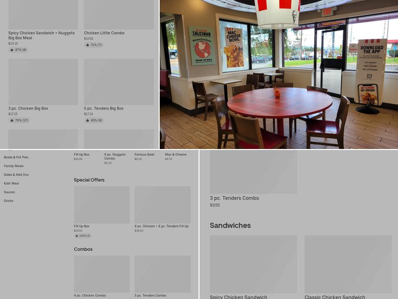 KFC Menu