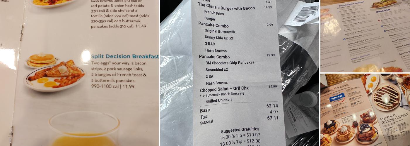 IHOP Menu