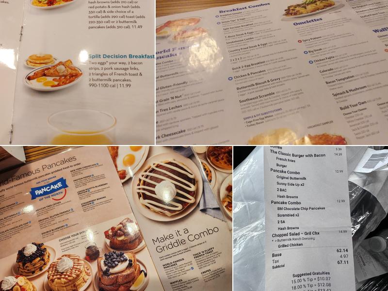 IHOP Menu