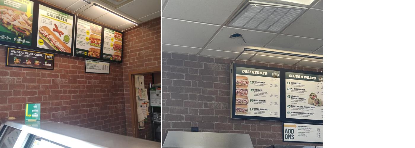 Subway Menu