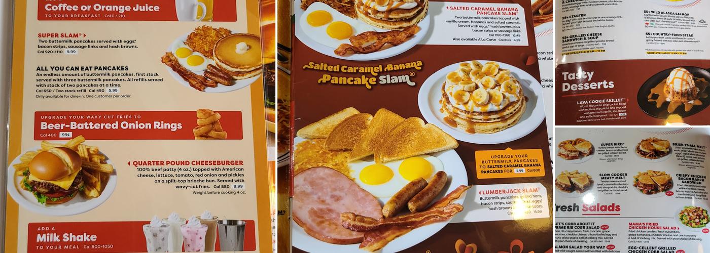 Denny's Menu