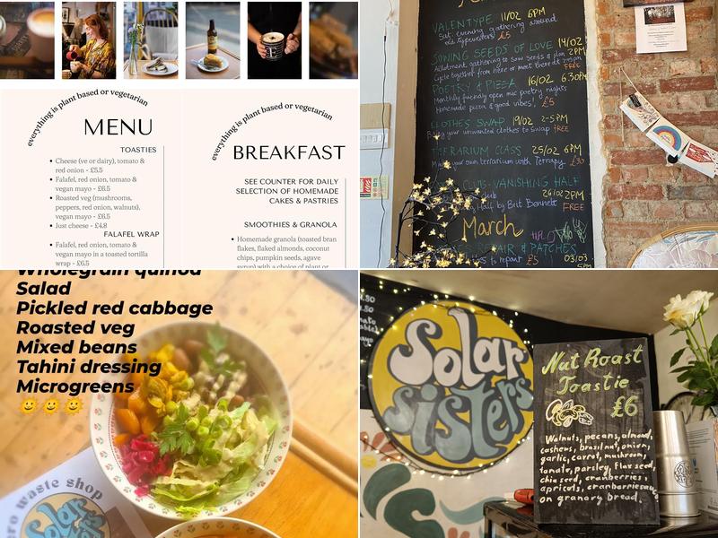 Solar Sisters - Zero Waste - Refill - Café Menu