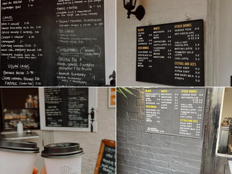 Canopy Coffee Menu
