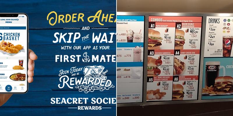 Long John Silver's | A&W Menu