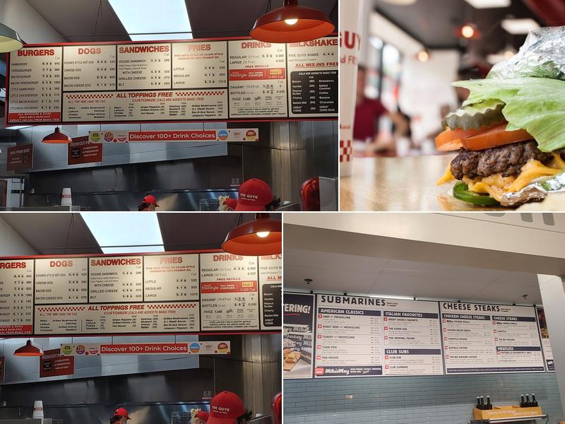 Five Guys Menu