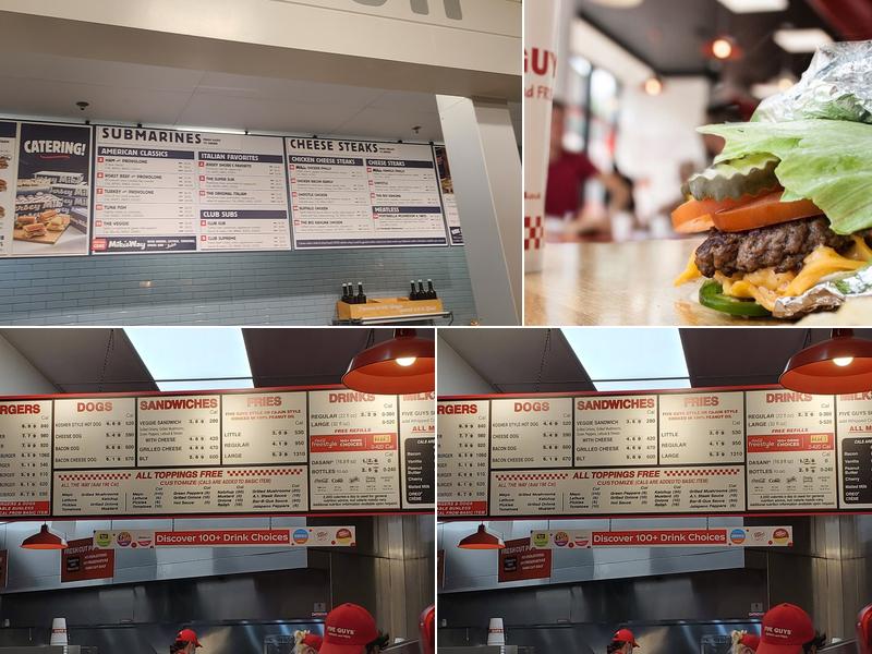 Five Guys Menu