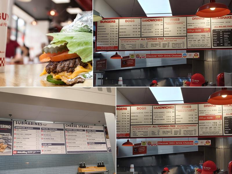 Five Guys Menu